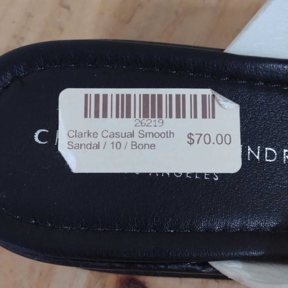 Chinese Laundry Clarke Casual Smooth Sandal in Bone Size 10 NWT